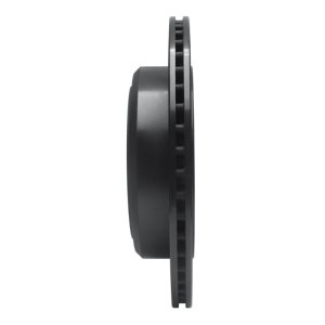 Lincoln Town Car Brake Rotor (1) - Rear Left - R1 Concepts - Drilled & Slotted - Black - `03-`11